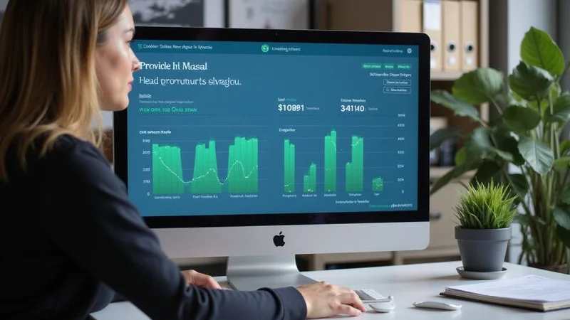 Credentialing team member updating provider enrollment status on a tracking dashboard with organized documentation